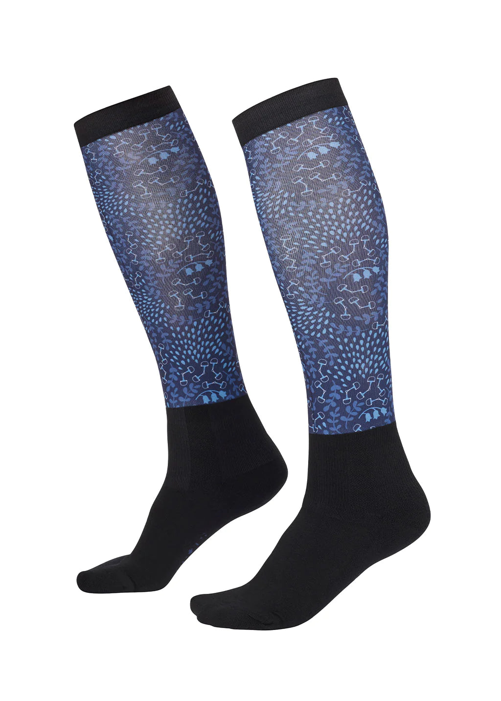 Kid's Dual Zone Boot Socks Ink Snaffle by Kerrits