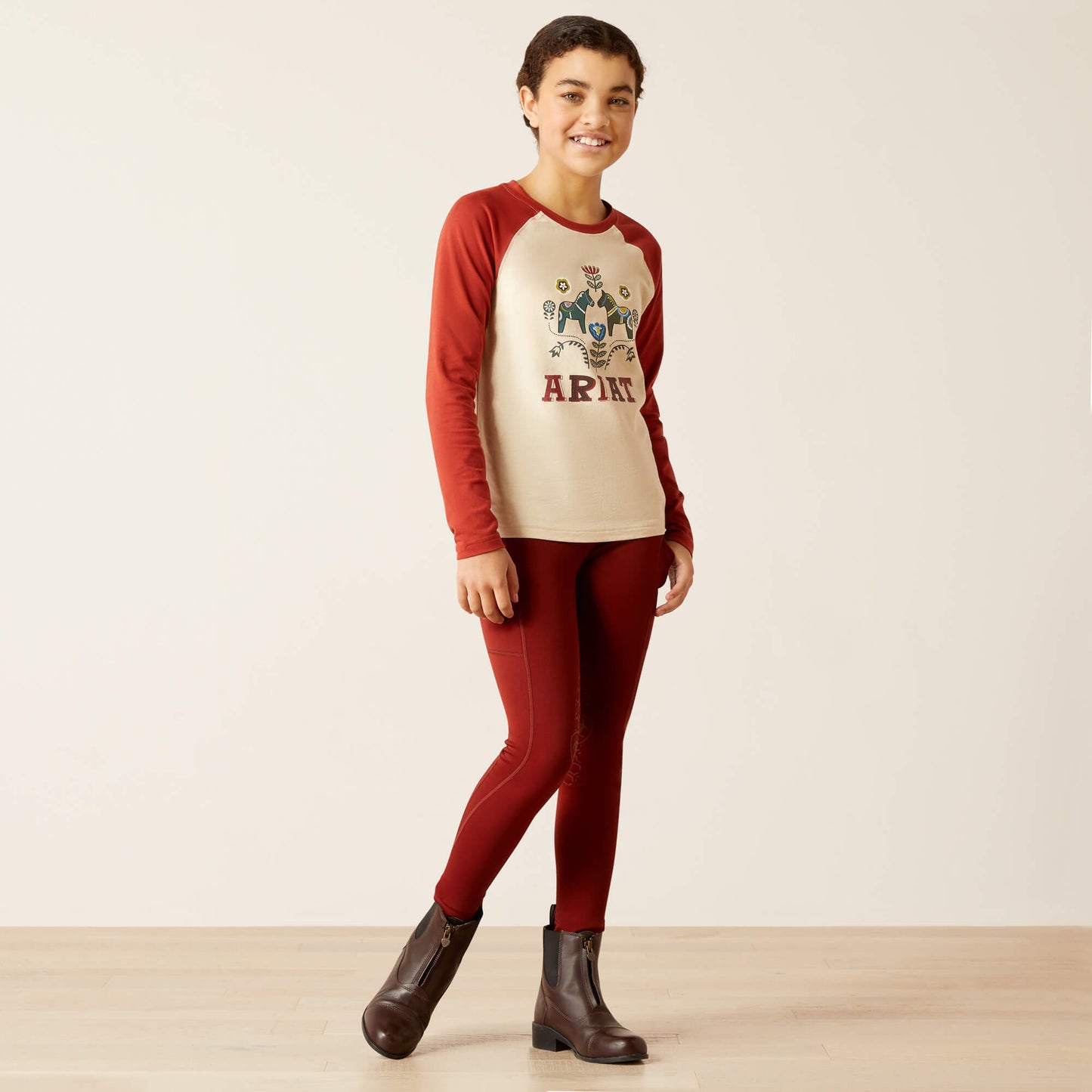Youth Dala Horses LS T-Shirt