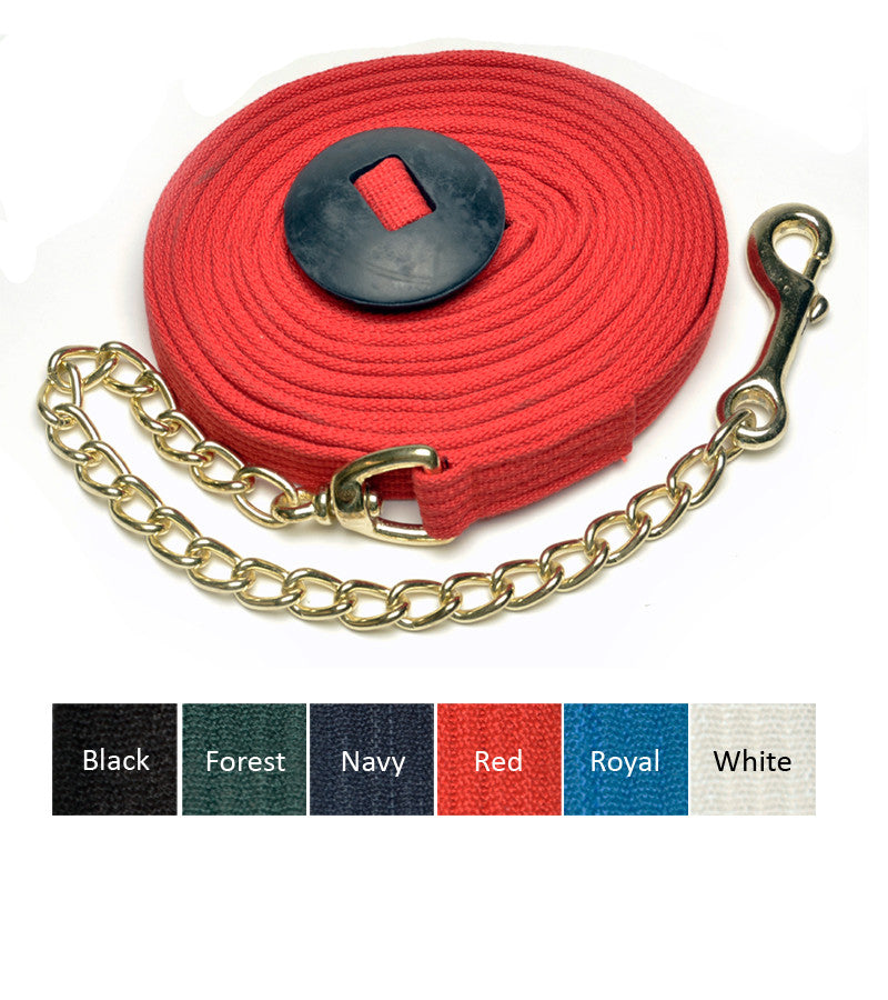Cotton Lunge Line with Chain