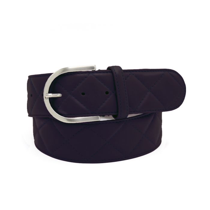 Quilted Leather Belt