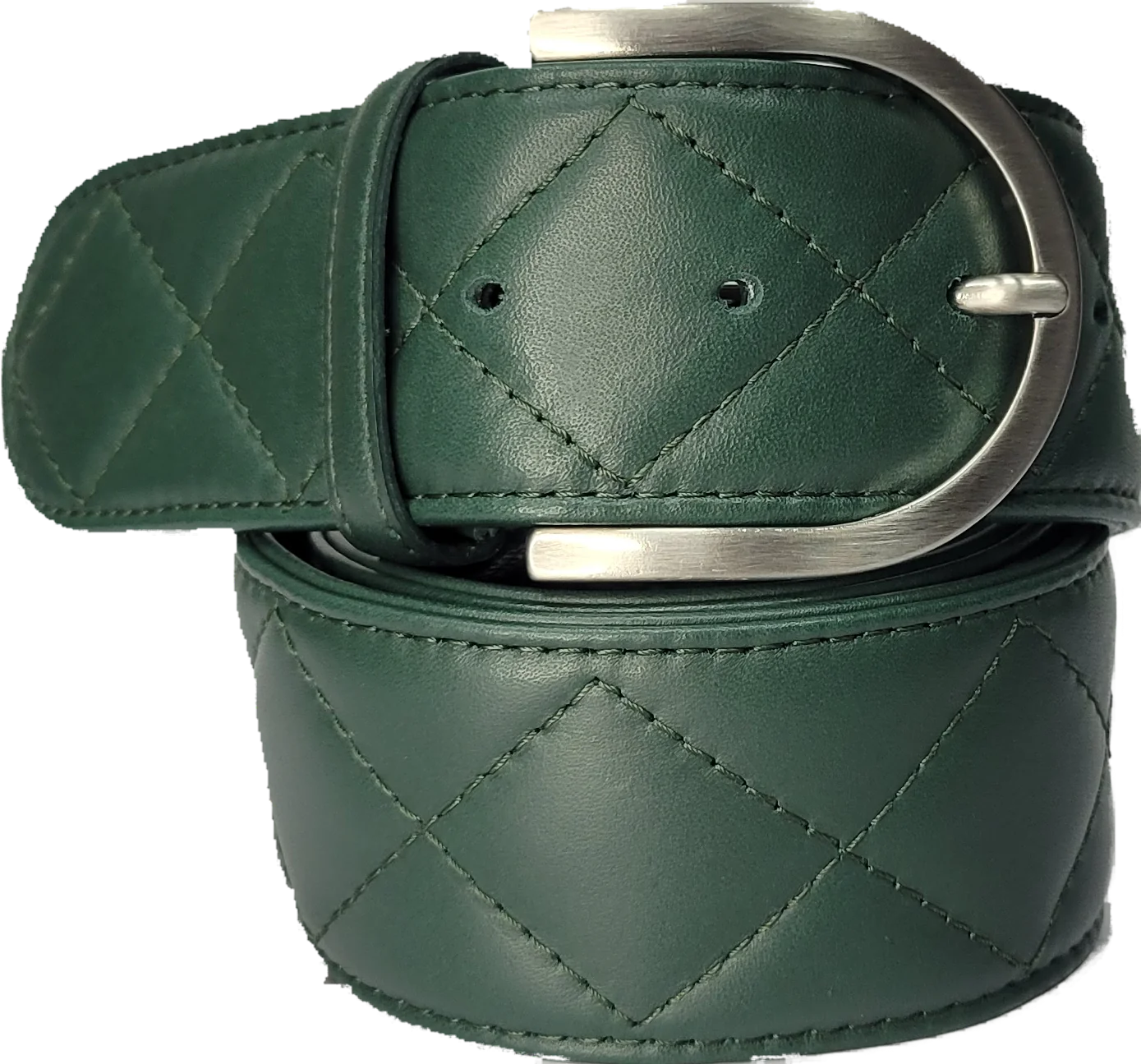 Quilted Leather Belt