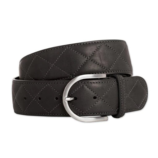 Quilted Leather Belt