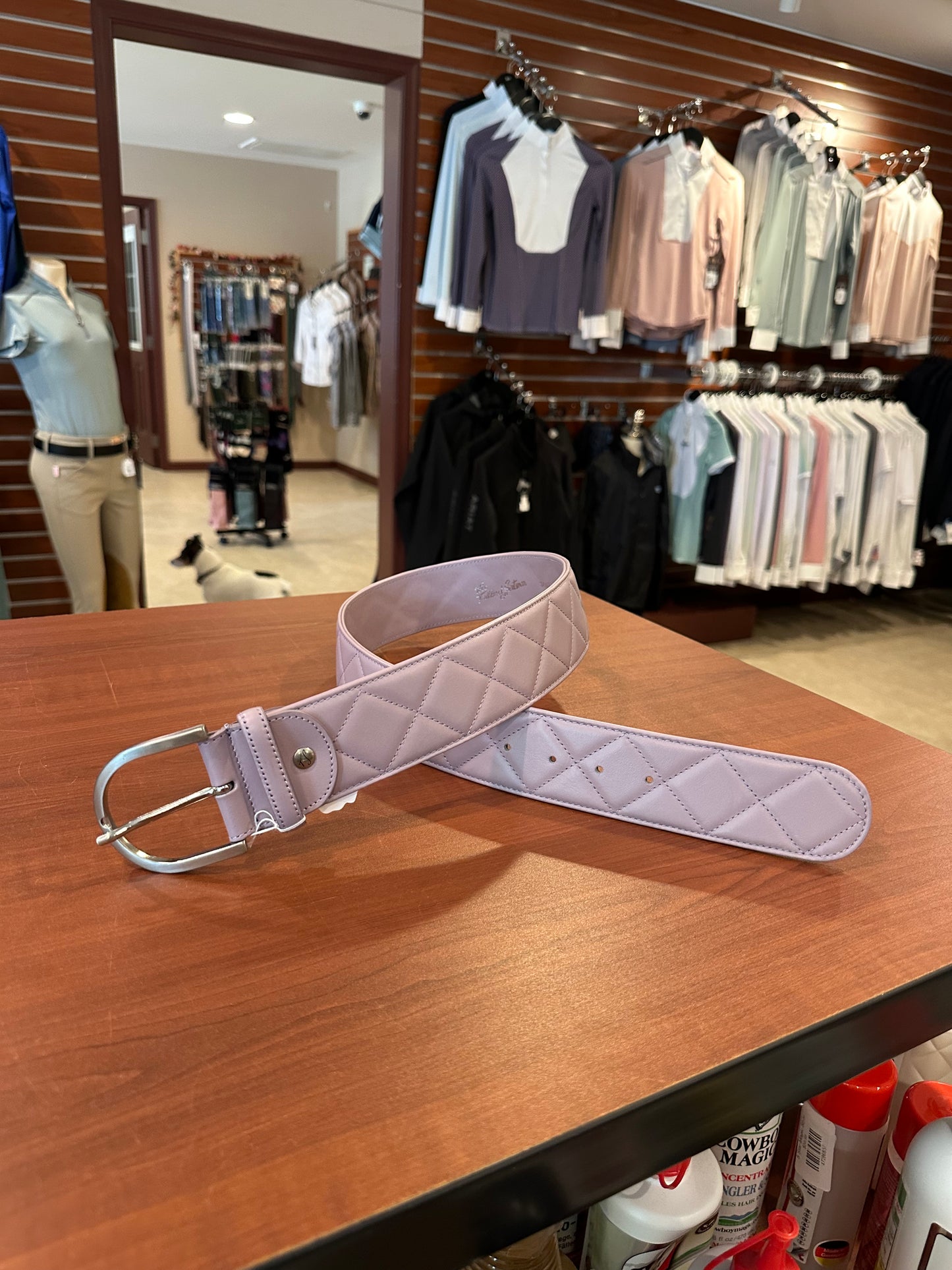 Tailored Sportsman Quilted Leather C Belt