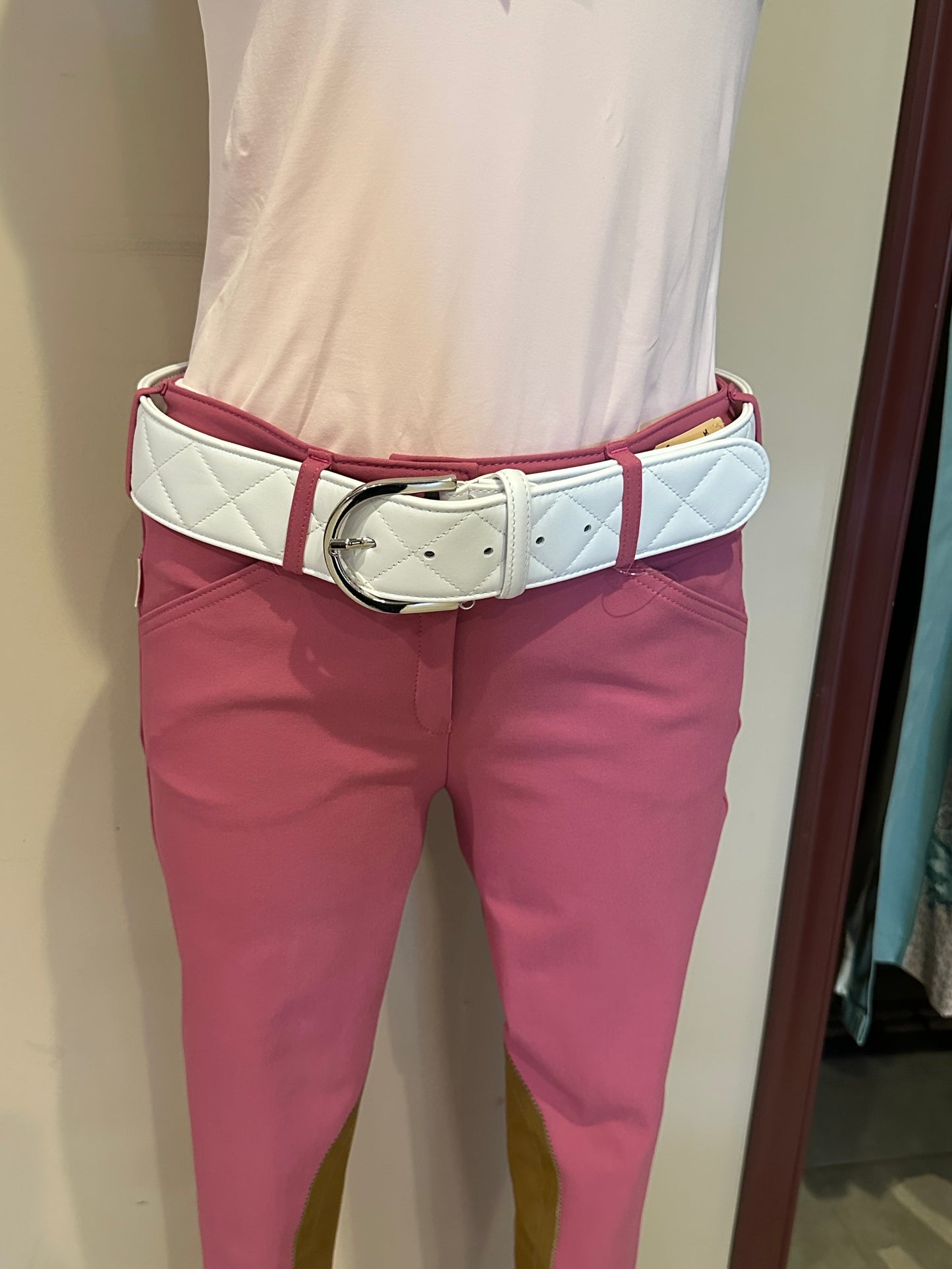 Tailored Sportsman Quilted Leather C Belt