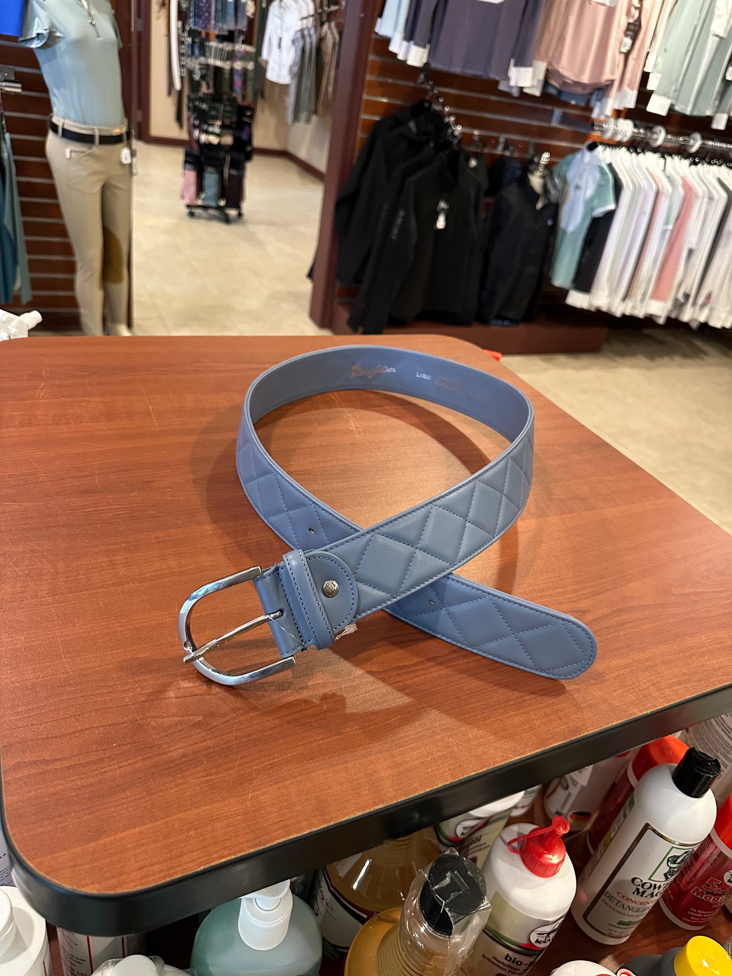 Tailored Sportsman Quilted Leather C Belt