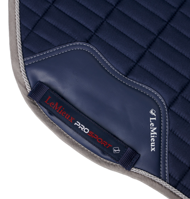 Suede Euro Jump Square Pad by LeMieux