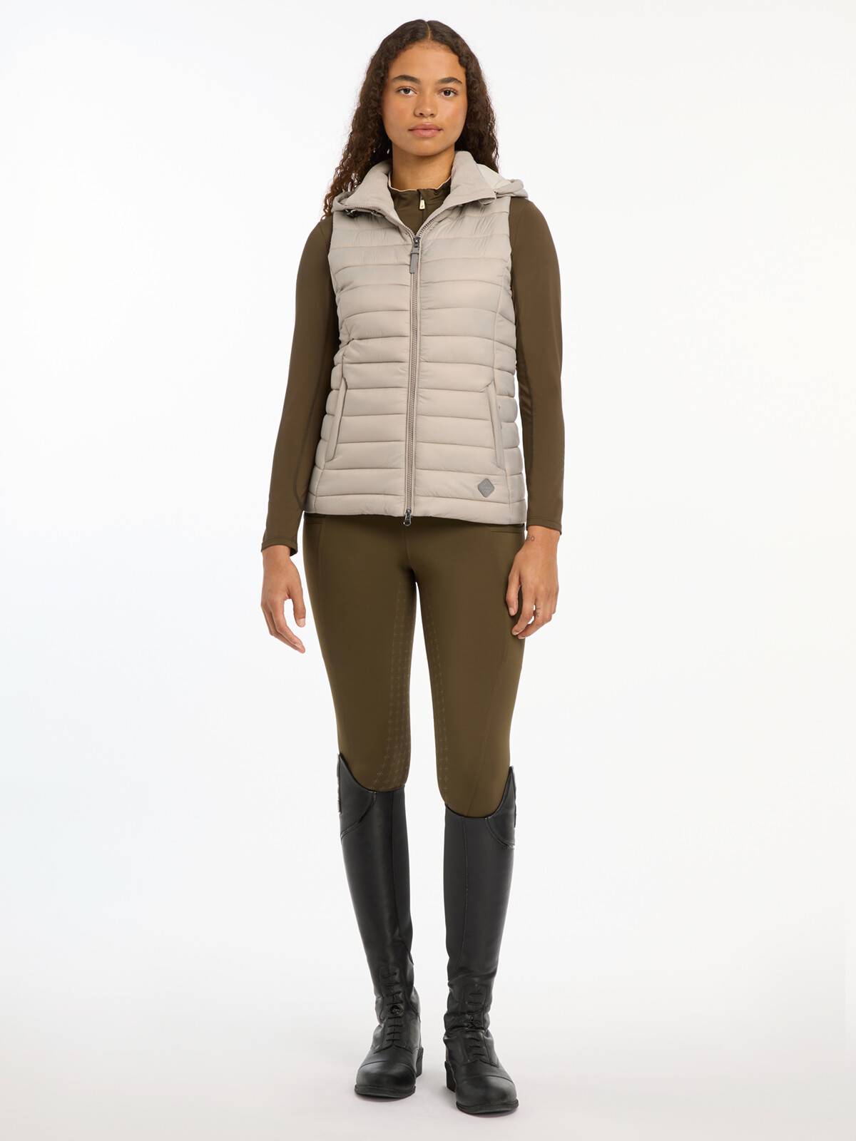 Tilly Hooded Puffer Vest by LeMieux