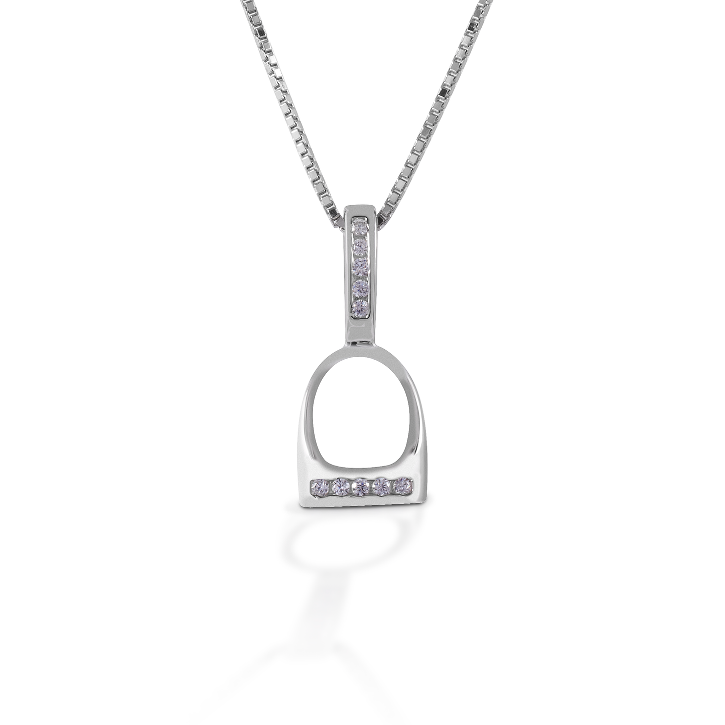 Kelly Herd Small English Stirrup Necklace
