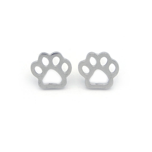 LiLo Paw Silhouette Studs