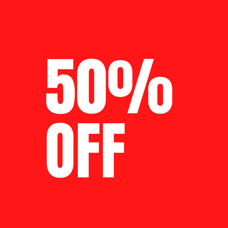 50% off CLEARANCE