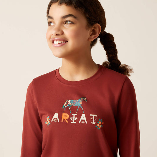 Youth Blossom Pony LS T-Shirt