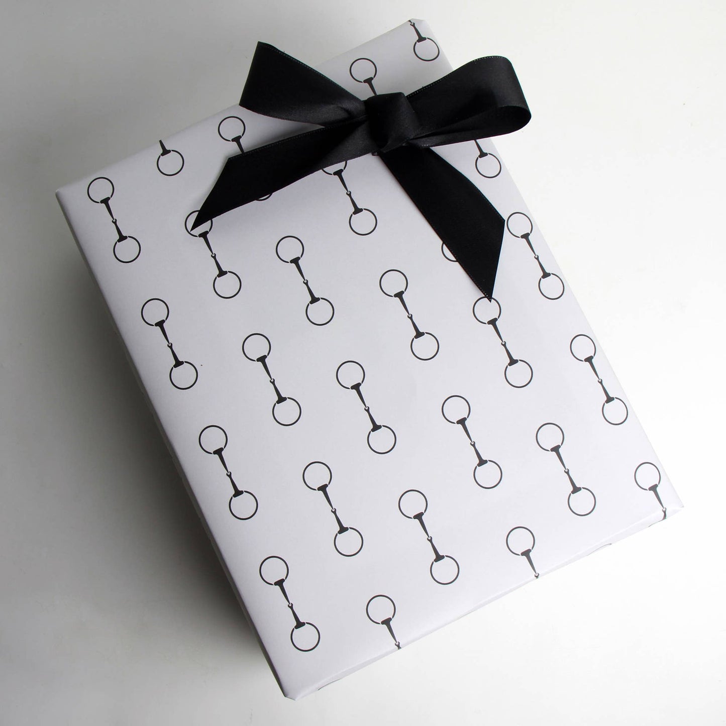 Cream Bits - Equestrian Horse Gift Wrapping Paper