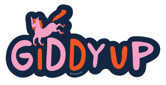 Giddy Up Sticker