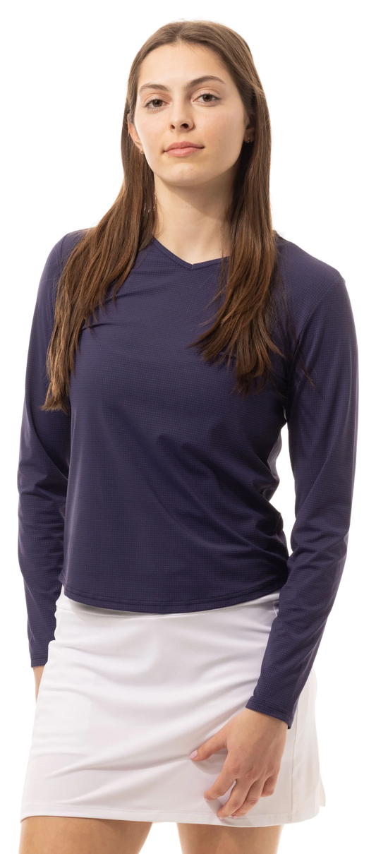 Solair Cool Ultra Mesh Tee Night Sky Navy