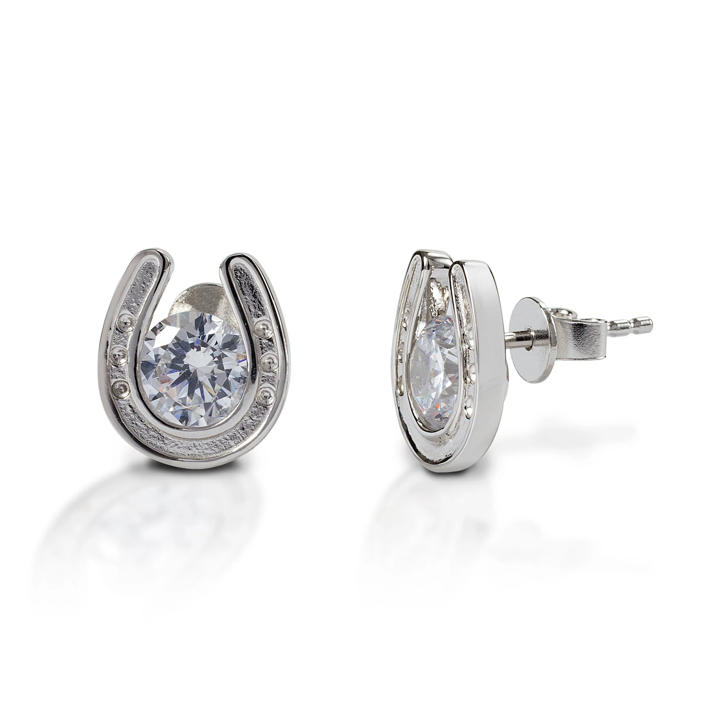 Kelly Herd Horseshoe Stud Earrings