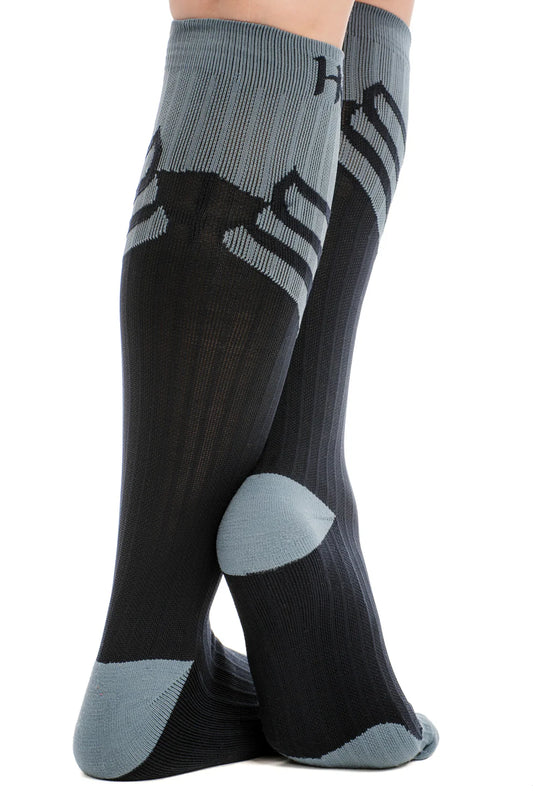 Sports Compression Socks-Blue Grey : OS