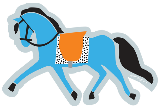 Dressage Pony Sticker