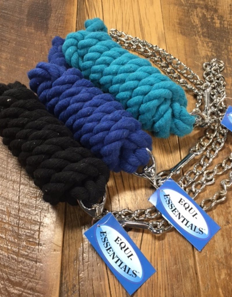 8' Cotton Lead Rope with Chain by Equi Essentials