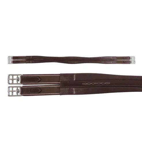Fairhaven Fancy Stitched Leather Girth