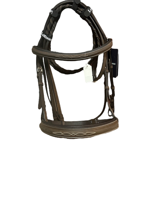 Stitched Hunter Bridle with Laced Reins