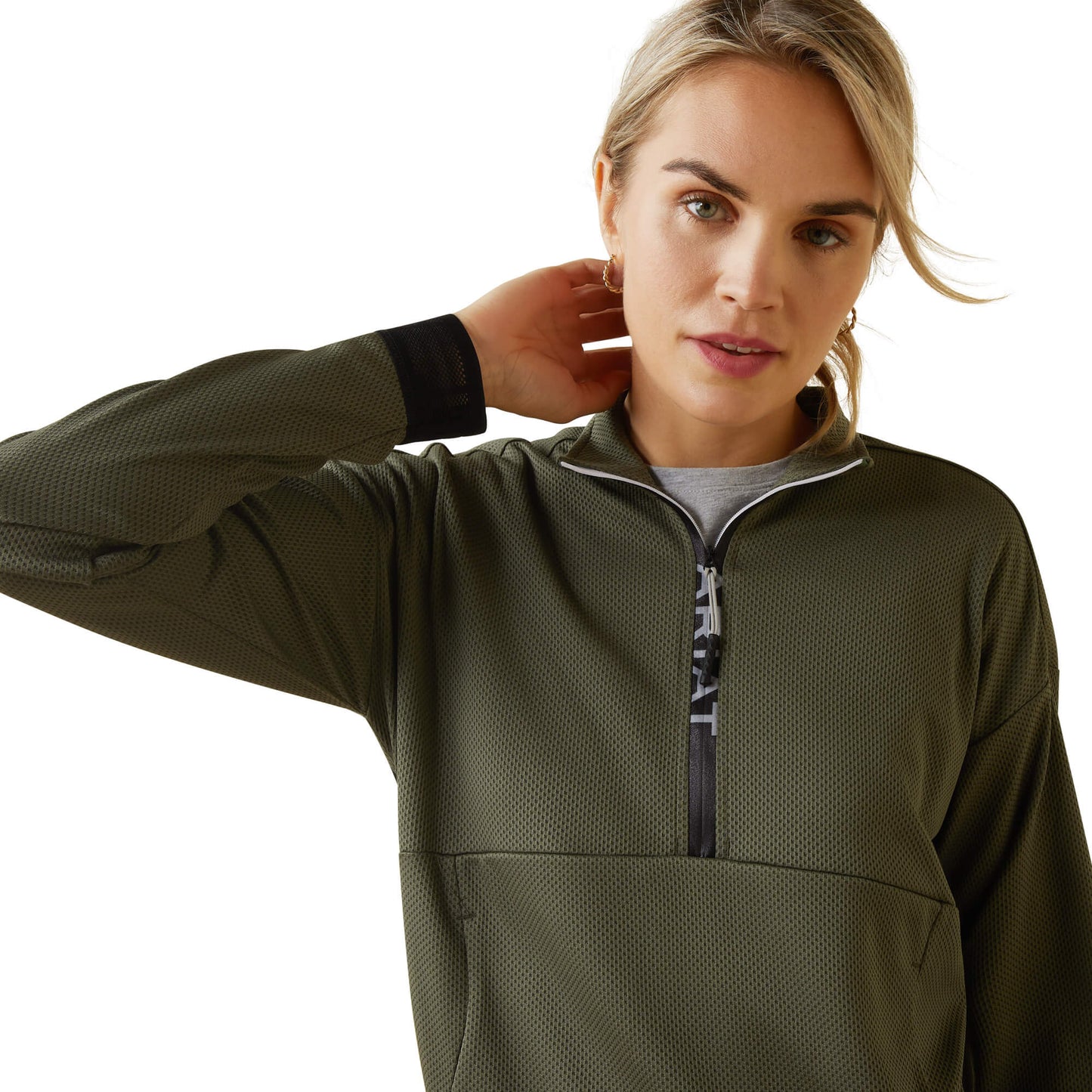 Wms Breathe 1/4 Zip Sweatshirt