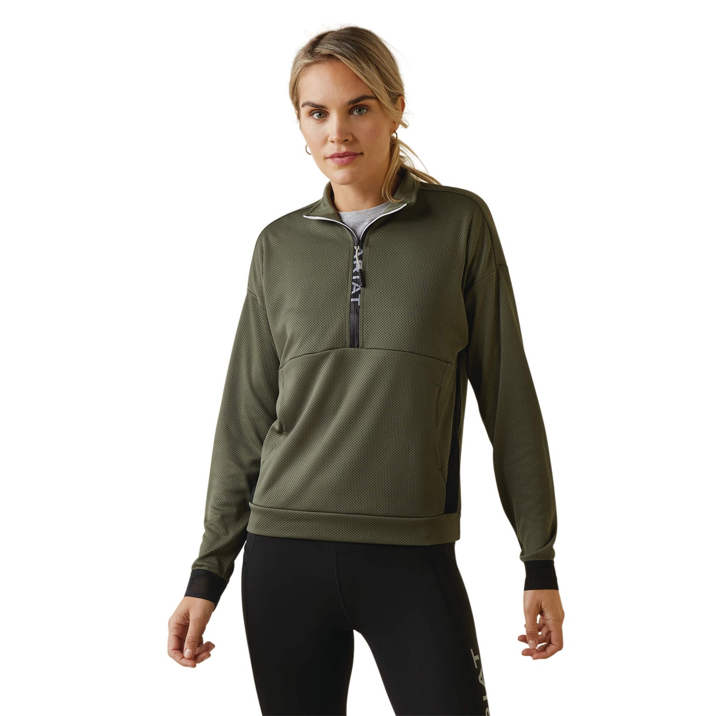 Wms Breathe 1/4 Zip Sweatshirt