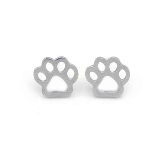 LiLo Paw Silhouette Studs