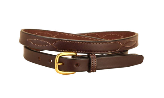 Repeat Stitch Pattern Belt by Tory Leather