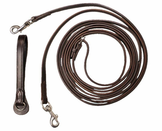 Walsh Pony Leather Draw Reins